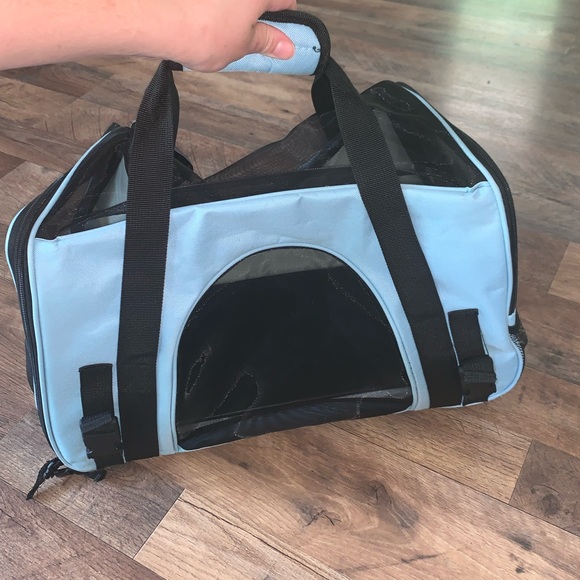 PIB (pet in a bag) blue/black pet carrier bag - Picture 5 of 7